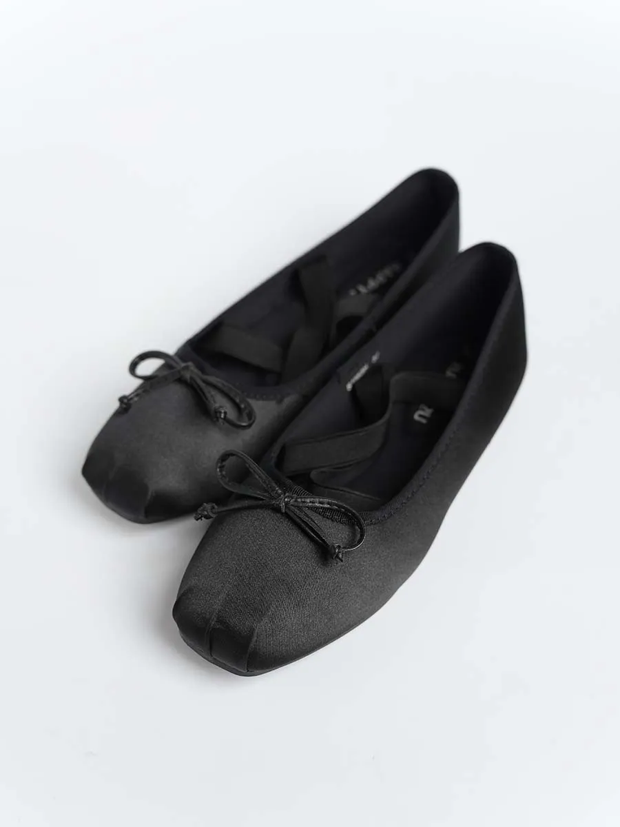 Allegra Ballerina Ribbon Flats