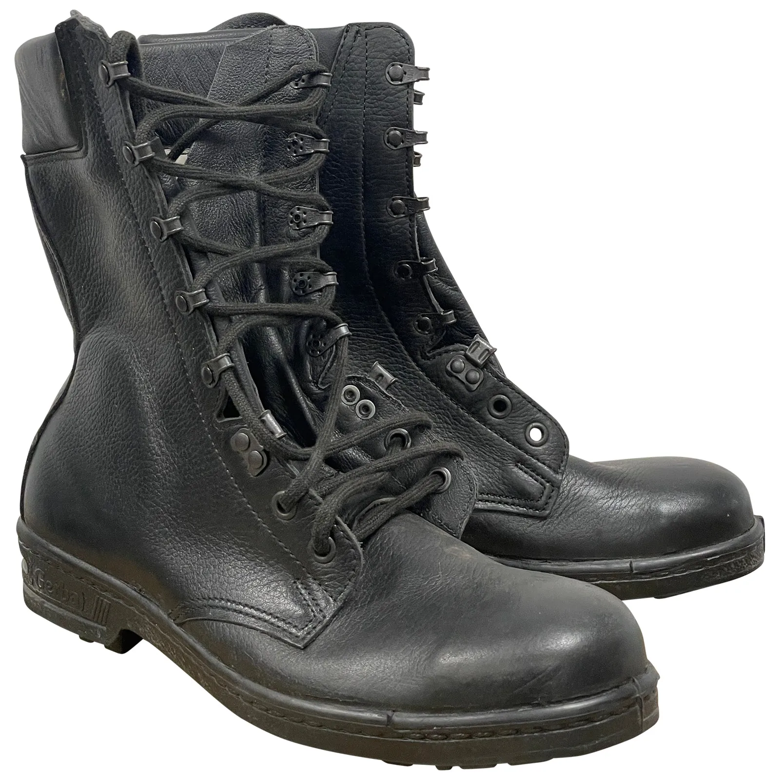 Black Combat Military Safety Boots - Random Pair