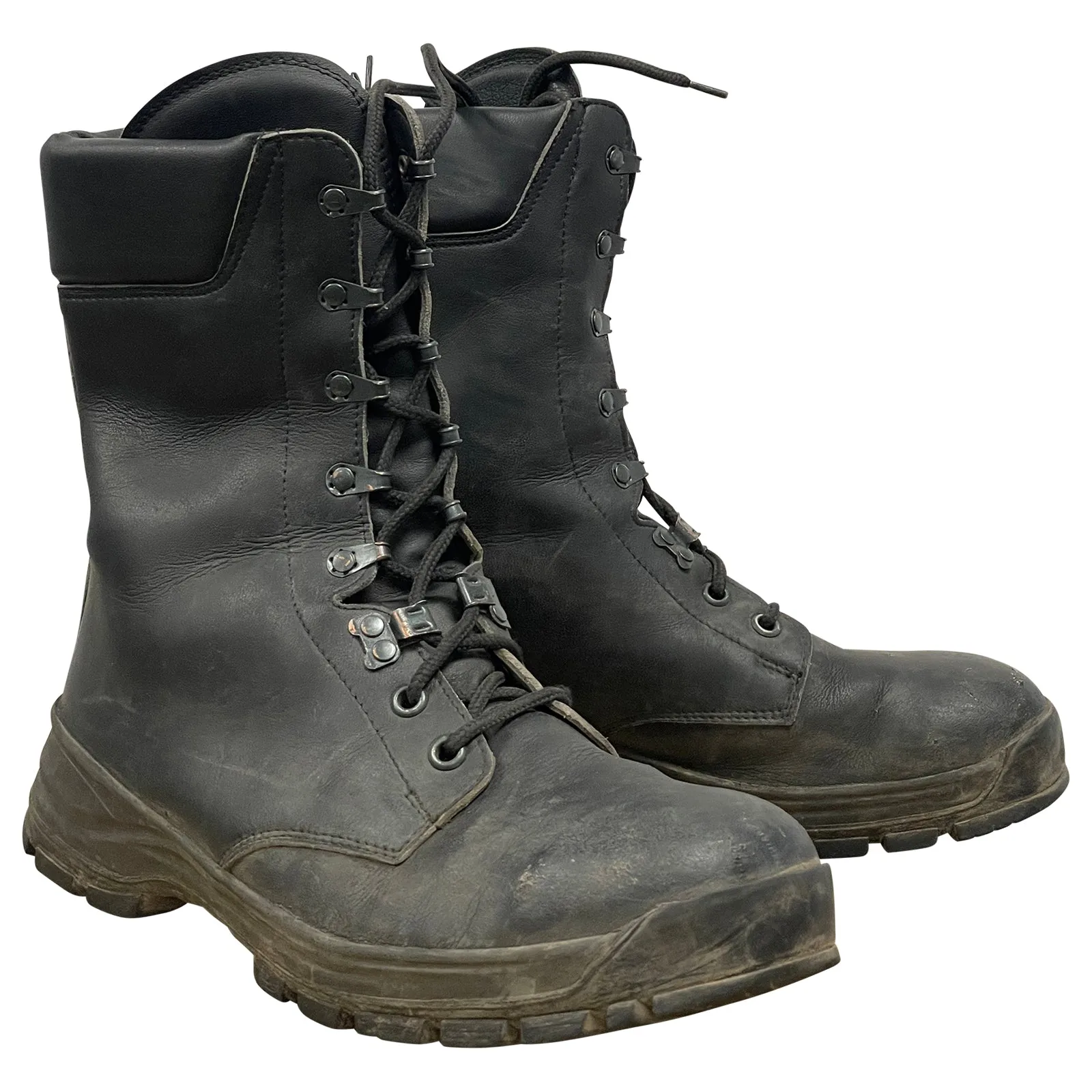 Black Combat Military Safety Boots - Random Pair