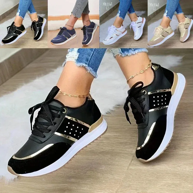 Evangeline - Elegant Platform Sneakers for Women