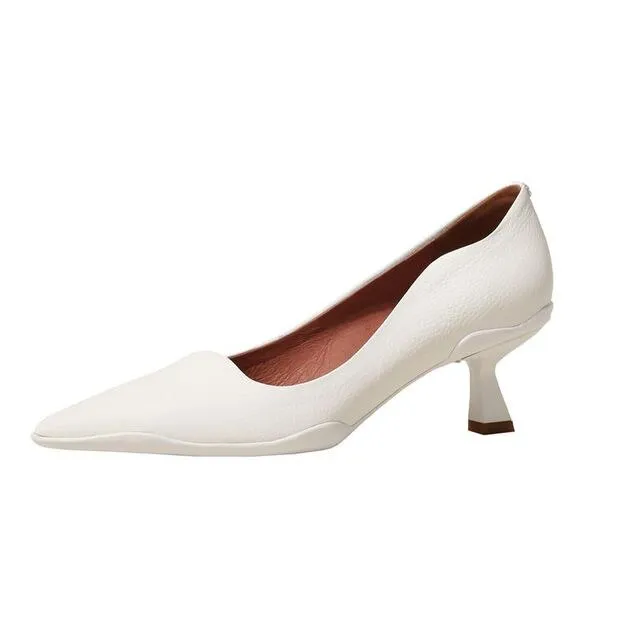 Karin Women's High Quality Leather Pump Shoes