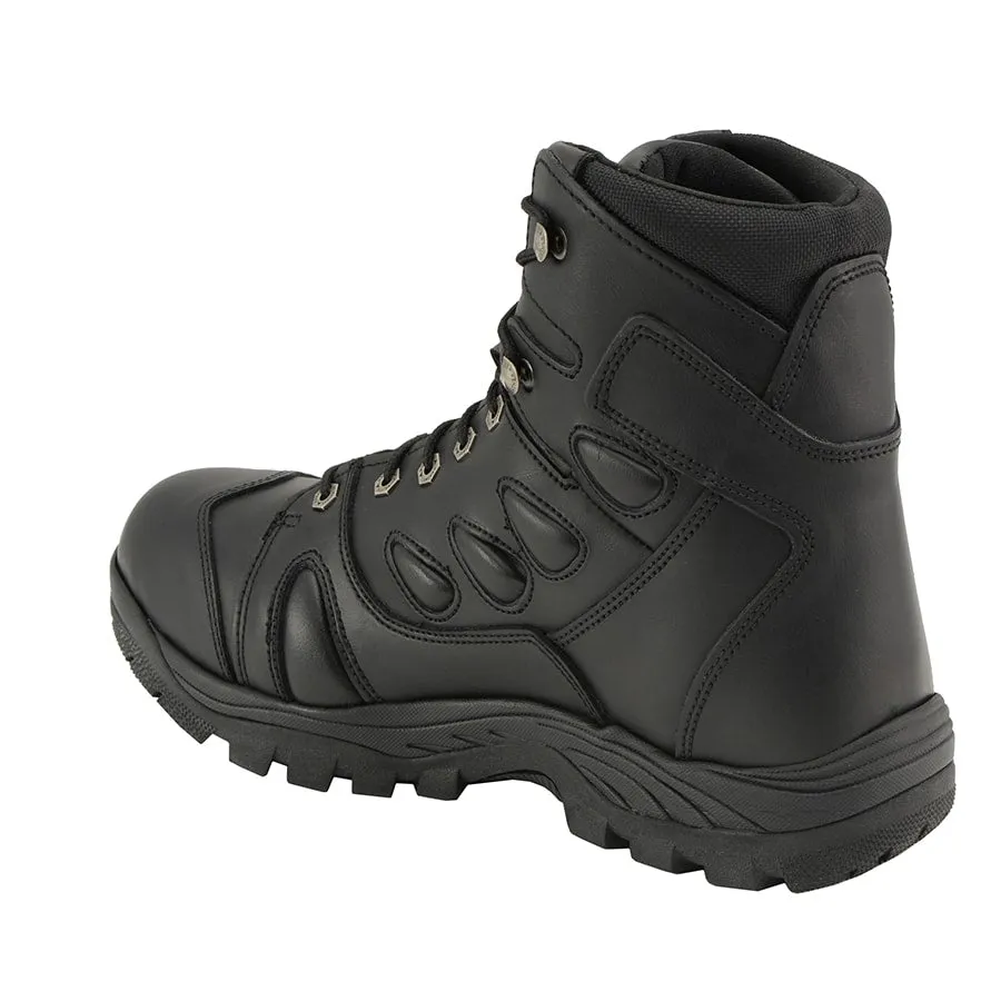 Men’s 6” All Leather Tactical Boot w/ Side Zipper