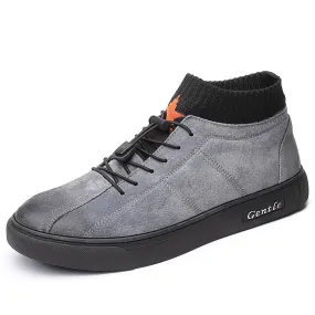 Men's casual high-top sneakers