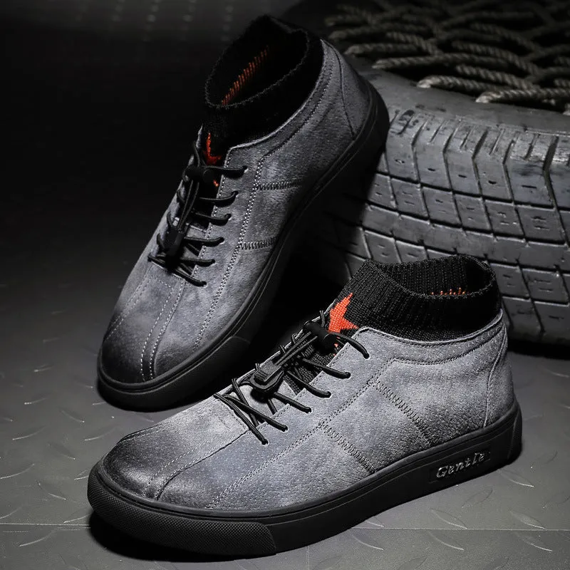 Men's casual high-top sneakers