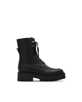 Nila Leather Combat Boots