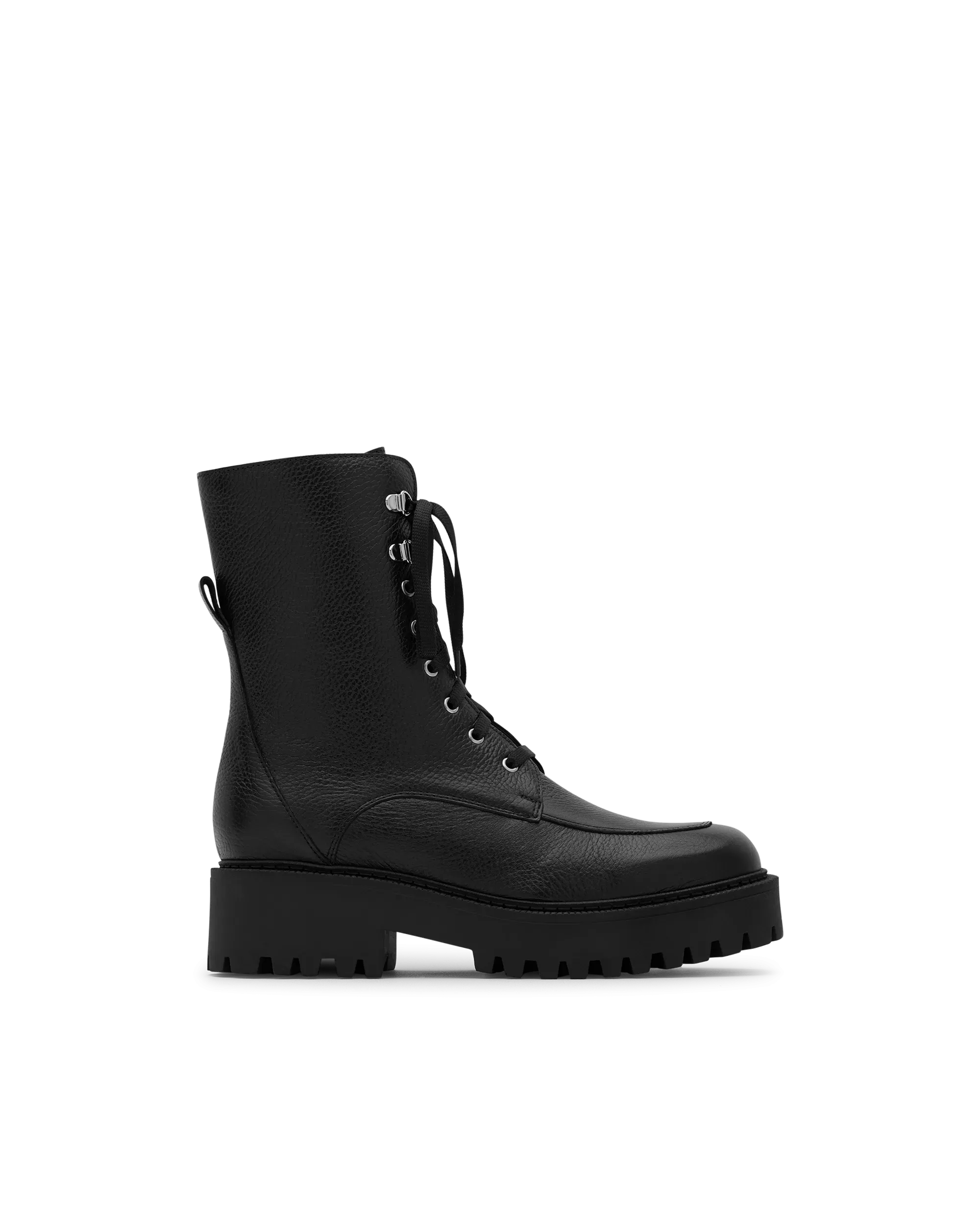 Nila Leather Combat Boots