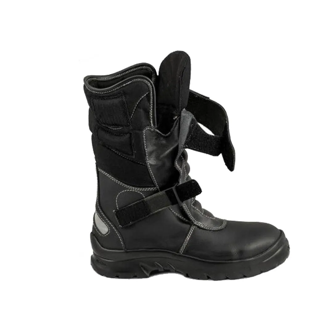 Orazo Ibis Vwp Black Motorcycle Riding Boots