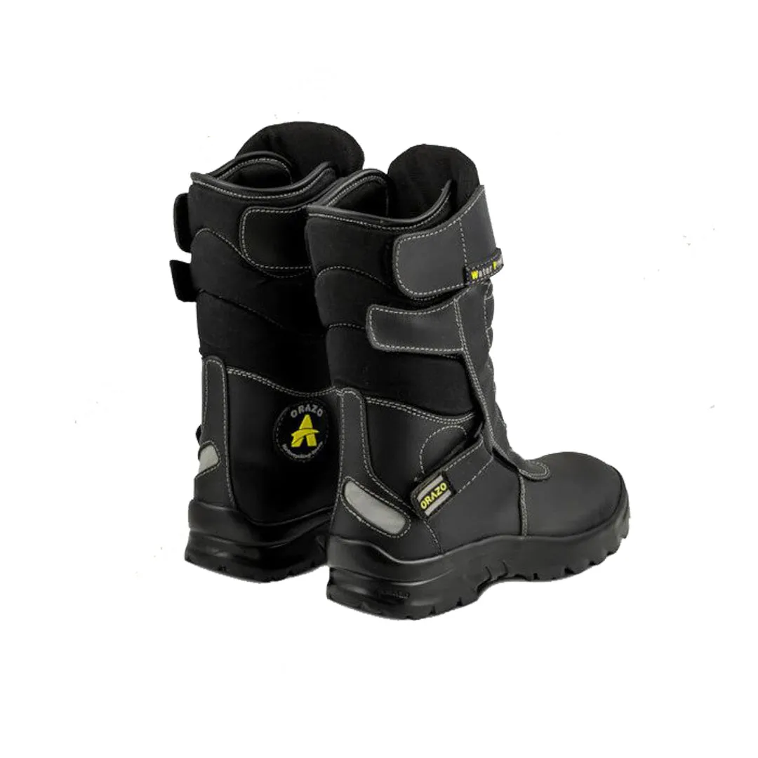 Orazo Ibis Vwp Black Motorcycle Riding Boots