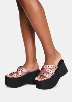 Pixie Goth Beach Platform Sandals