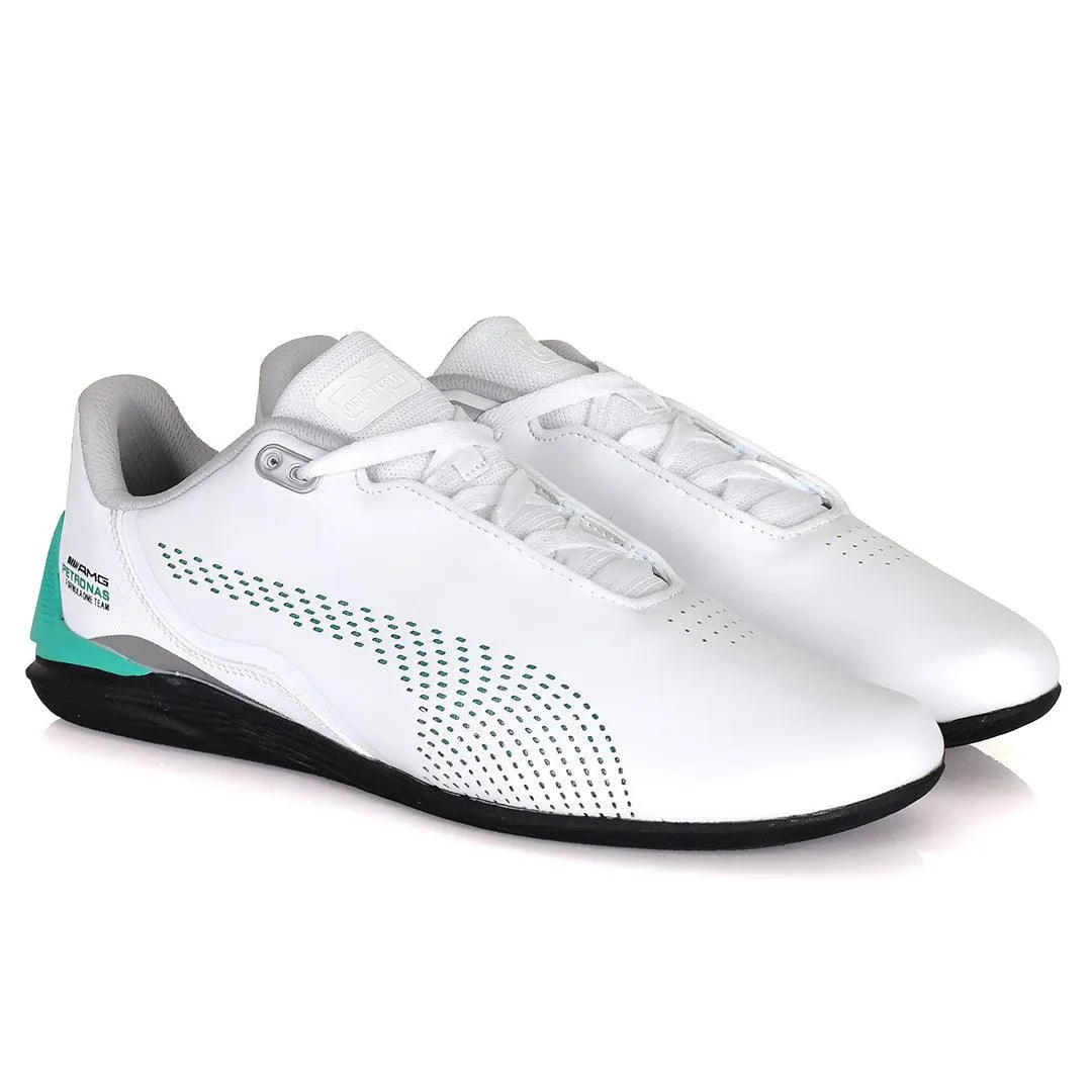 PM Green Drift Cat Decima Motorsport White Sneakers