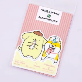 Pompompurin x Shibanban Sneaker Sticker