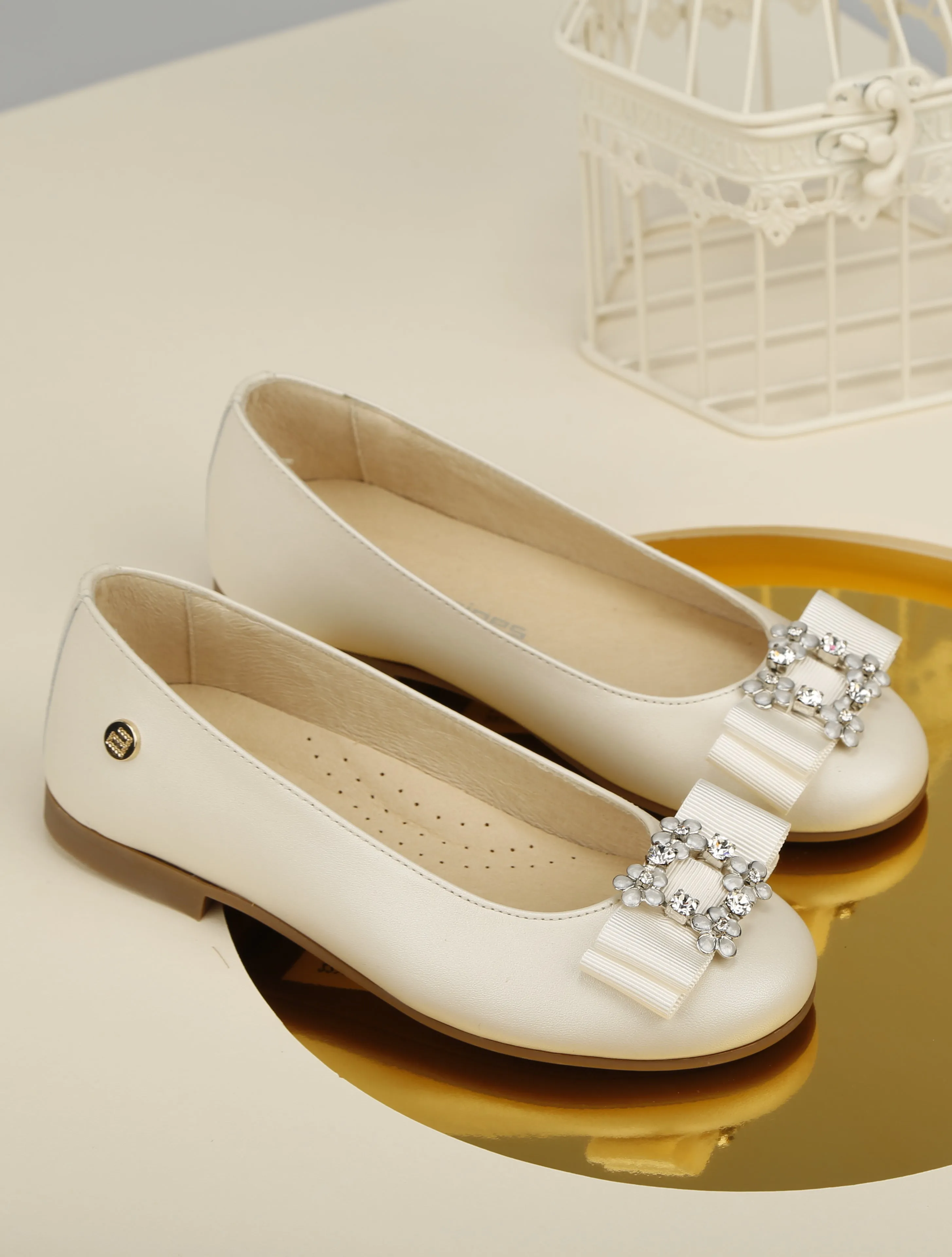 SALE Classic Communion Ballerina Flats with a Bow