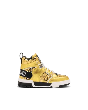 Streetball Sequin High-Top Sneakers