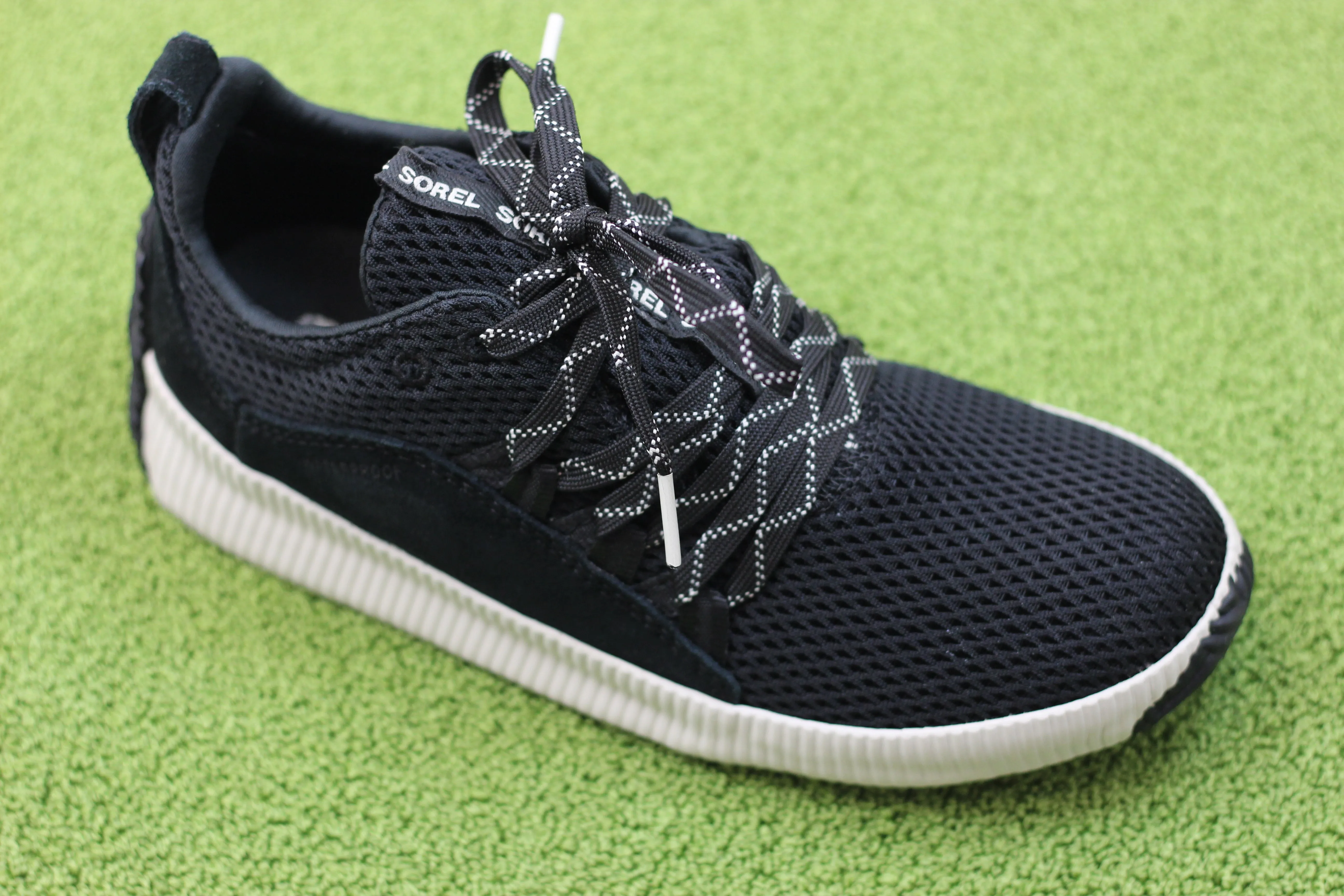 Women's Out N About Sneaker - Black Waterproof Mesh